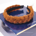 Bandeau fascia per capelli Winter Twist Knit Braid Wool Headband Korean Handmade Colorfull Hairband for Women Girl Fashio
